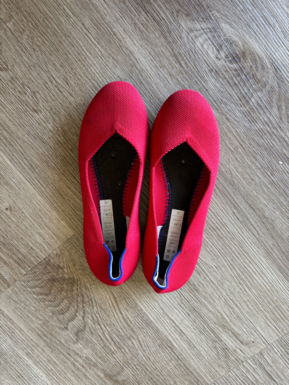 Rothys red flats